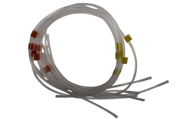 Tubing, peri pump PVC 2-Stop 0.020", orange/yellow, flared