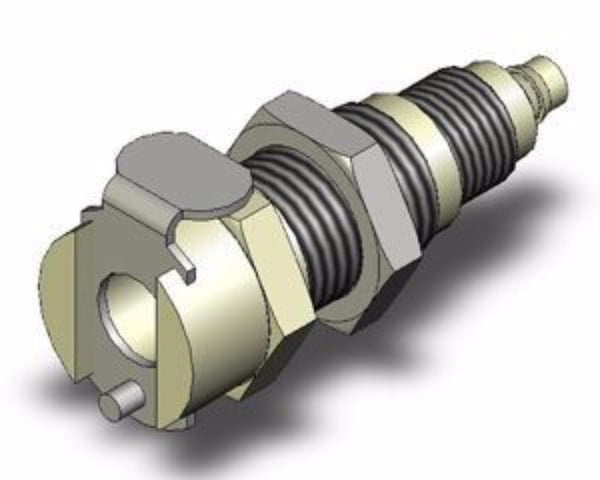 Bulkhead Connector, Snap Fit, Female, Plastic