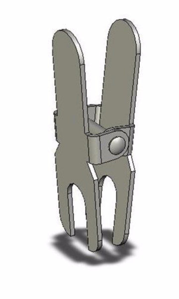 Clamp, Glassware, 12/5 Ball & Socket, Stainless Steel