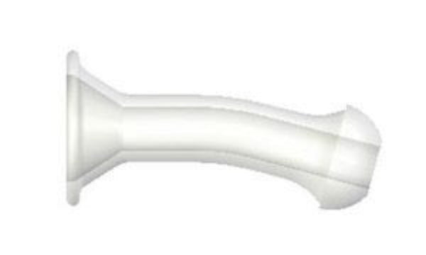 Elbow, Quartz, impactbead spraychamber, 17 degree