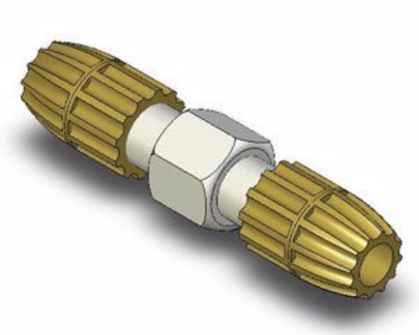 Connector, Omnifit, 2 way
