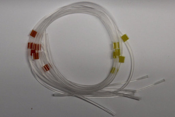 Tubing, peri pump PVC 2-Stop 0.020", orange/yellow, flared