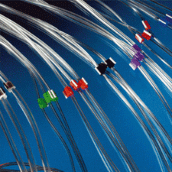 Silicon tube - ID 0.508 mm - orange/yellow (3 bridges, straight end)